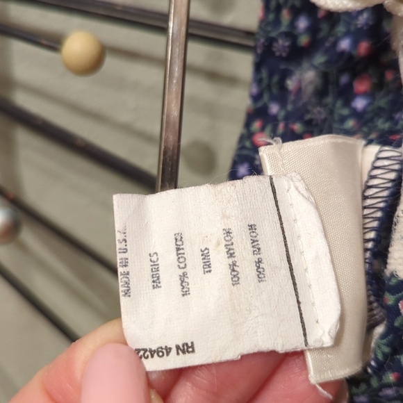 Jessica's Gunnies Prairie Vintage Midi Skirt Floral Pockets Lace Corset Y2K - Picture 12 of 13